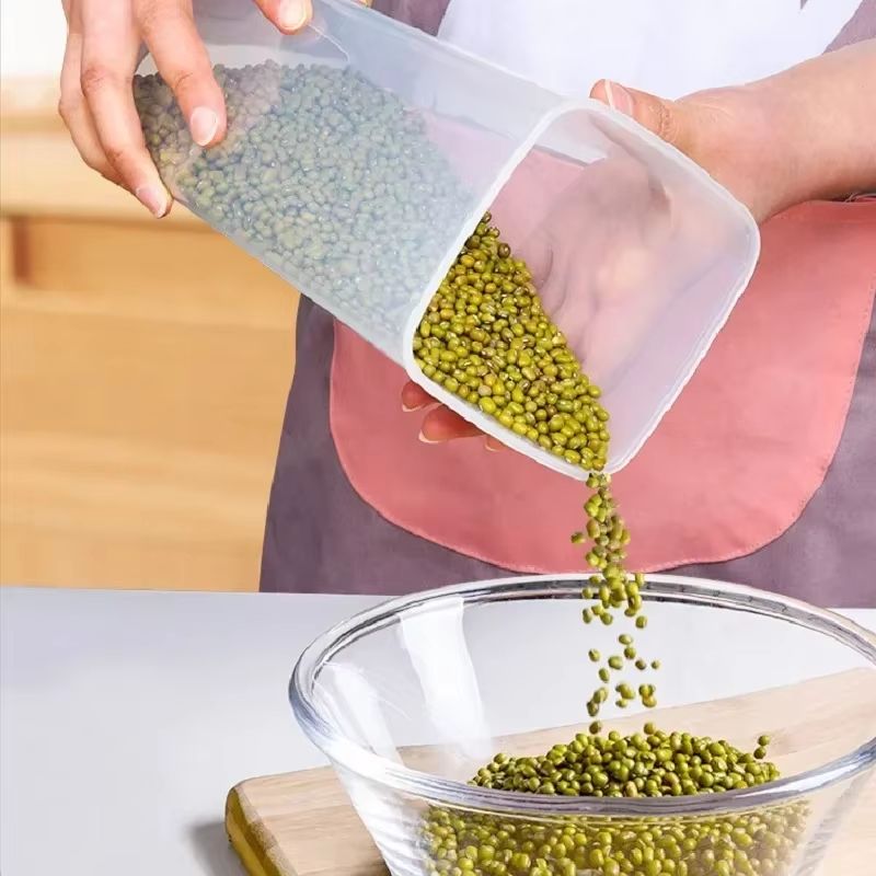 WBBOOMING Airtight Plastic Sealed Canisters Set With Multiple Capacities For Kitchen Food Storage 1