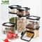 WBBOOMING Airtight Plastic Sealed Canisters Set With Four Capacity Options For Kitchen Food Storage 0