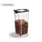 WBBOOMING Airtight Plastic Sealed Canisters Set With Four Capacity Options For Kitchen Food Storage 9