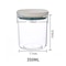 Airtight Sealed Ring Food Grade Storage Jar For Snacks And Grain Kitchen Organization 6