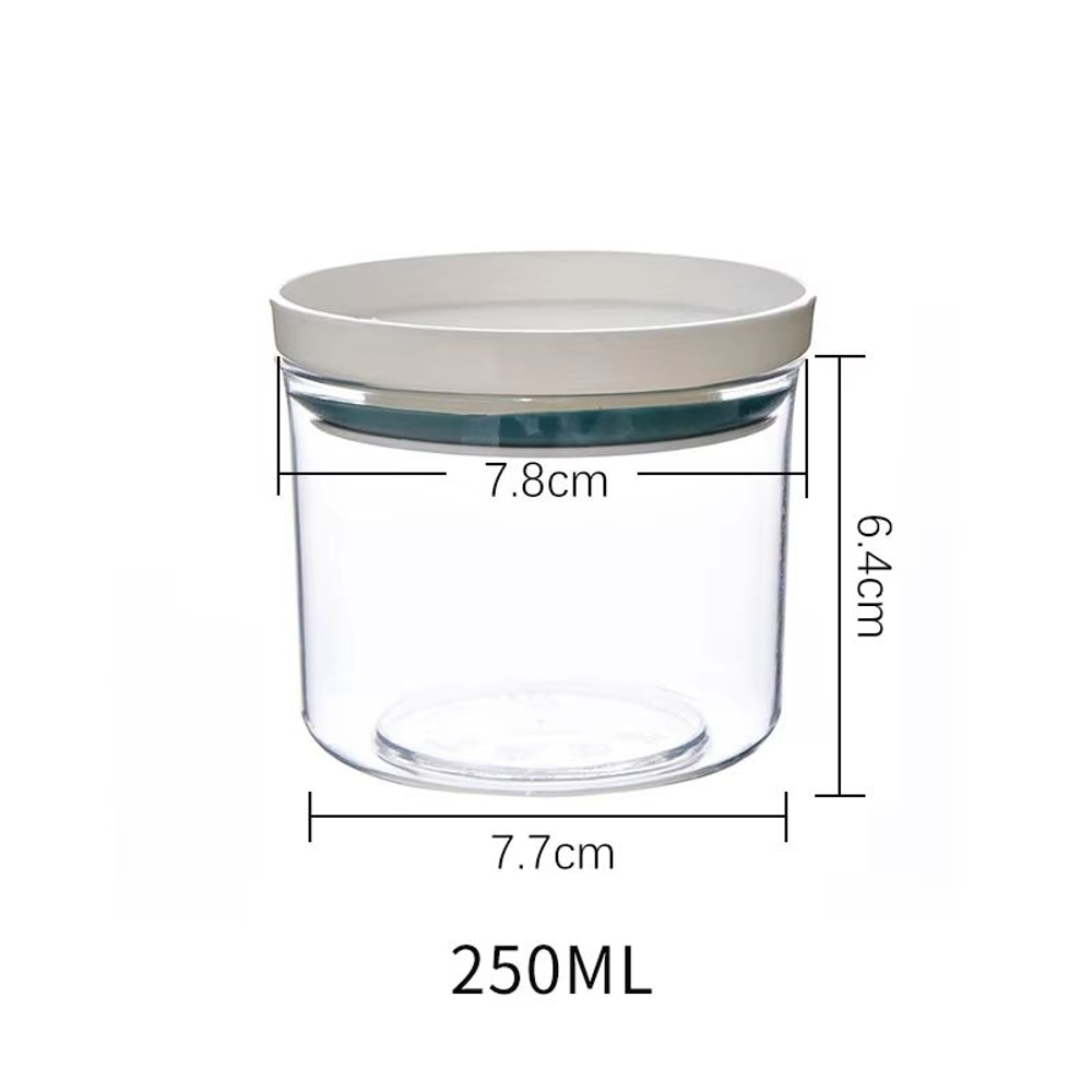 Airtight Sealed Ring Food Grade Storage Jar For Snacks And Grain Kitchen Organization 8