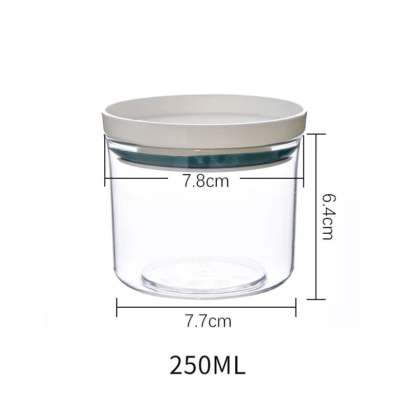 Airtight Sealed Ring Food Grade Storage Jar For Snacks And Grain Kitchen Organization 8