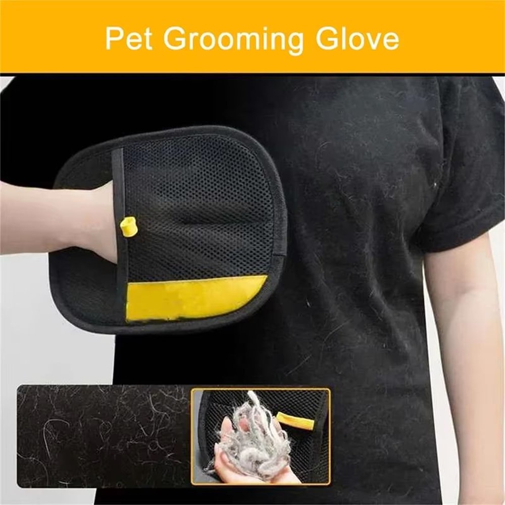Pet Electrostatic Hair Removal Grooming Gloves For Cats And Dogs Reusable Cleaning And Deshedding T 0