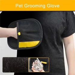 pet electrostatic hair removal grooming gloves for cats and dogs reusable cleaning and deshedding tool