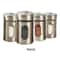 Stainless Steel Spice Storage Box And Condiment Shaker Jars Organizer For Cooking And BBQ Use 9