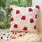 Christmas Plush Pillowcase With Hat And Candy Cane Pattern Hidden Zipper Holiday Decor Cover 10