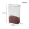 Airtight Plastic Sealed Storage Box Transparent Food Container For Coffee Beans And Cereal Organiza 9