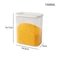 Airtight Plastic Sealed Storage Box Transparent Food Container For Coffee Beans And Cereal Organiza 8