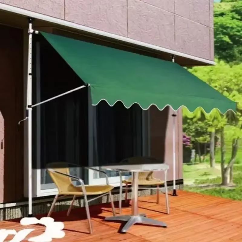 Folding Telescopic Vertical Awning Canopy For Balcony And Courtyard Rainproof Sunshade Pergola 7