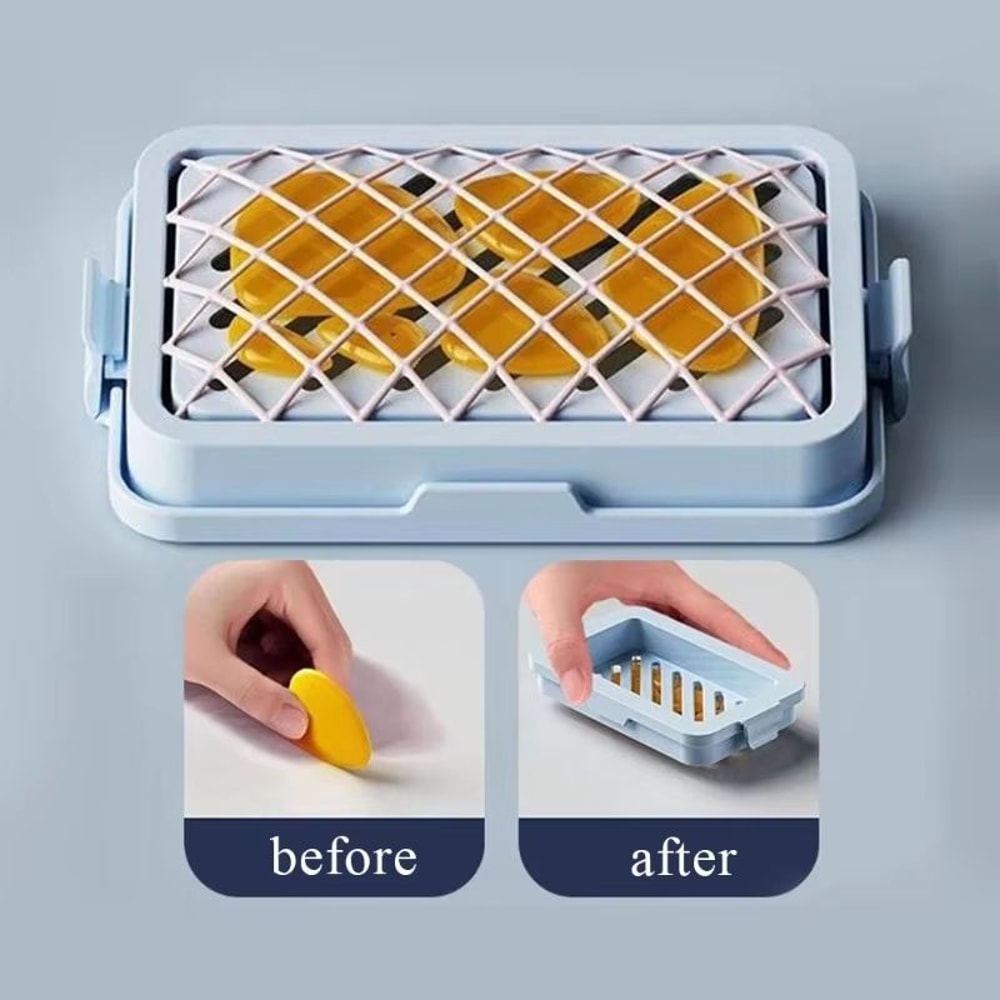 High Elastic Mesh Soap Foaming Box Anti Slip Draining Soap Storage Case For Laundry And Bath Use 1