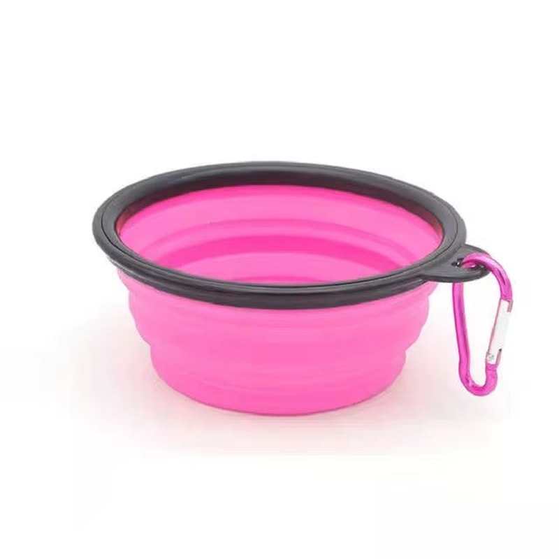Portable Folding Pet Bowl For Cats And Dogs TPE Travel Food And Water Feeding Bowl 12