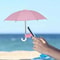 Mini Phone Sunshade Umbrella With Suction Cup Stand Multi Color Mobile Phone Sun Shield Mount 0