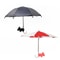 Mini Phone Sunshade Umbrella With Suction Cup Stand Multi Color Mobile Phone Sun Shield Mount 11