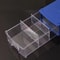 WBBOOMING Plastic Small Parts Storage Boxes Rectangle Organizer For Office And Home Use 3