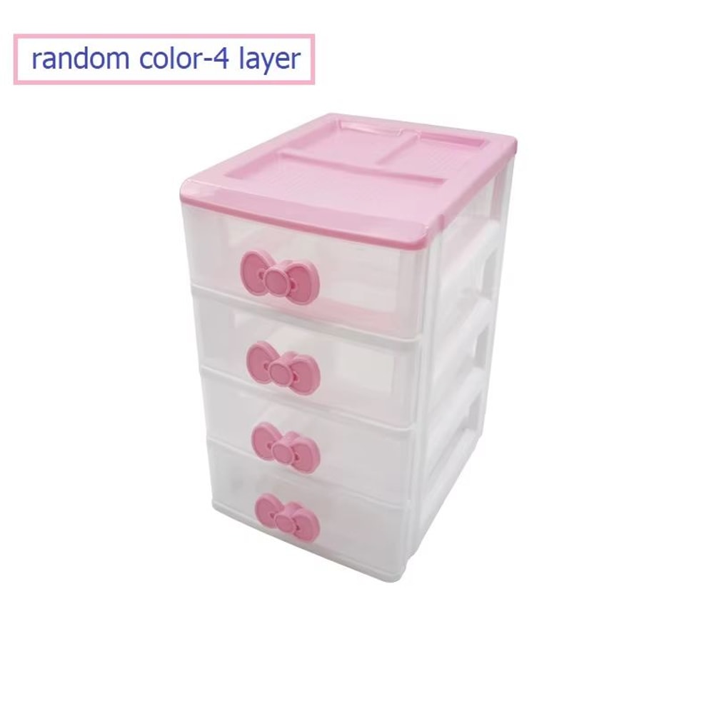 WBBOOMING Small Drawer Jewelry Storage Box Multi Layer Plastic Desktop Organizer For Cosmetics And 8