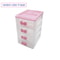 WBBOOMING Small Drawer Jewelry Storage Box Multi Layer Plastic Desktop Organizer For Cosmetics And 8