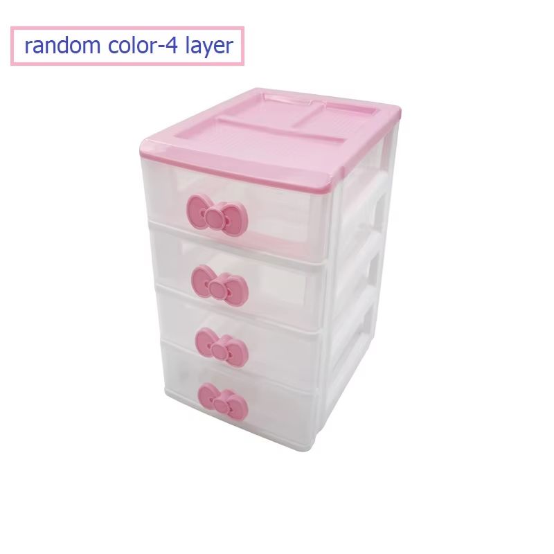 WBBOOMING Small Drawer Jewelry Storage Box Multi Layer Plastic Desktop Organizer For Cosmetics And 8