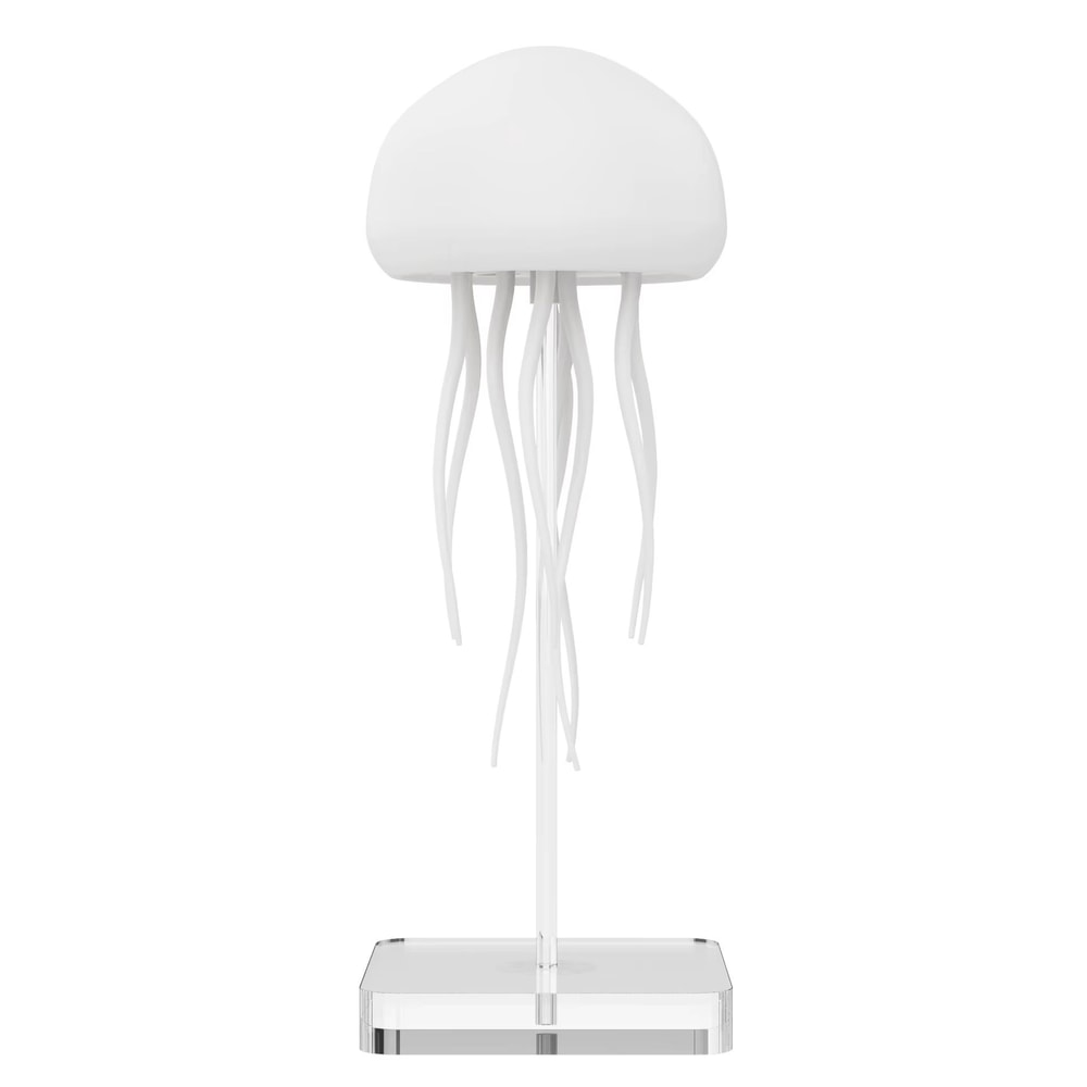 RGB Jellyfish Night Light With Gradient Lighting Voice Control Type C Rechargeable Bedside Lamp 7