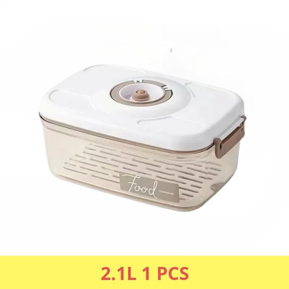Food Grade Vacuum Sealed Food Storage Box With Draining Design Large Capacity Refrigerator Containe 9