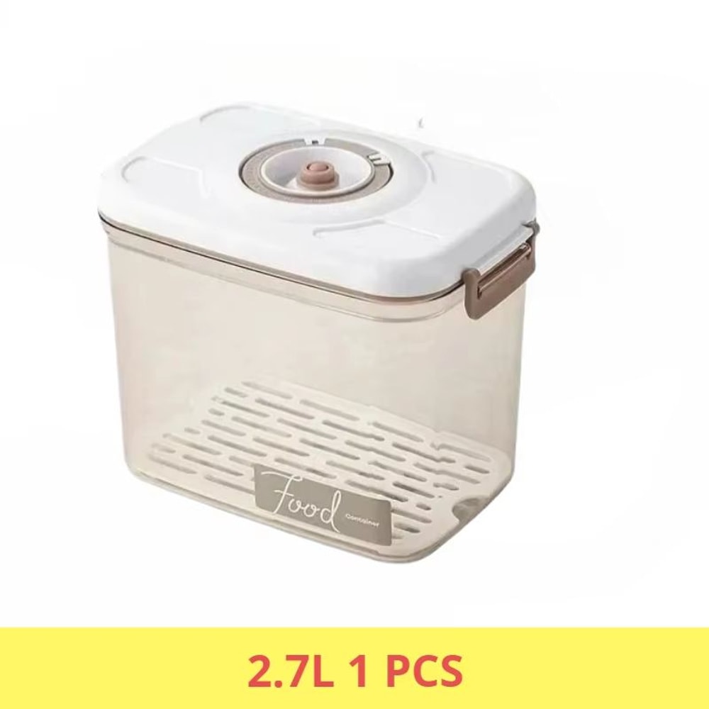 Food Grade Vacuum Sealed Food Storage Box With Draining Design Large Capacity Refrigerator Containe 10