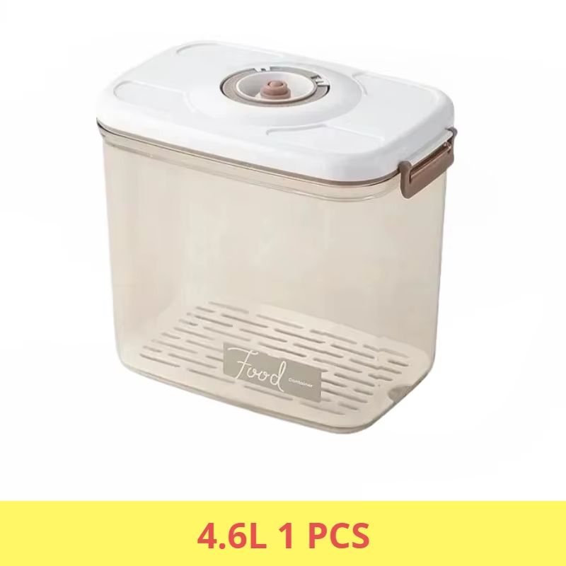 Food Grade Vacuum Sealed Food Storage Box With Draining Design Large Capacity Refrigerator Containe 11