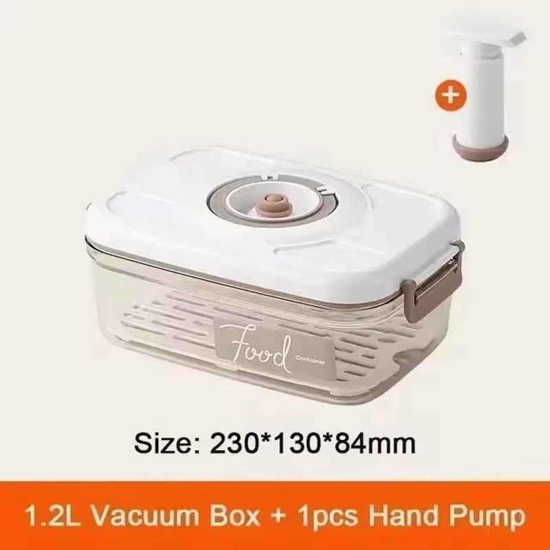 Food Grade Vacuum Sealed Food Storage Box With Draining Design Large Capacity Refrigerator Containe 15