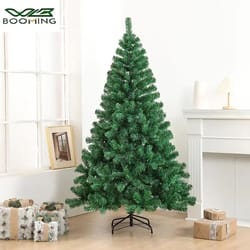 pvc large artificial christmas tree encrypted green simulation tree for indoor and outdoor holiday decoration