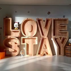 wooden alphabet piggy bank a to z transparent acrylic money box children toy storage decor