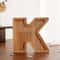 Wooden Alphabet Piggy Bank A To Z Transparent Acrylic Money Box Children Toy Storage Decor 13