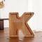Wooden Alphabet Piggy Bank A To Z Transparent Acrylic Money Box Children Toy Storage Decor 13