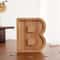 Wooden Alphabet Piggy Bank A To Z Transparent Acrylic Money Box Children Toy Storage Decor 4