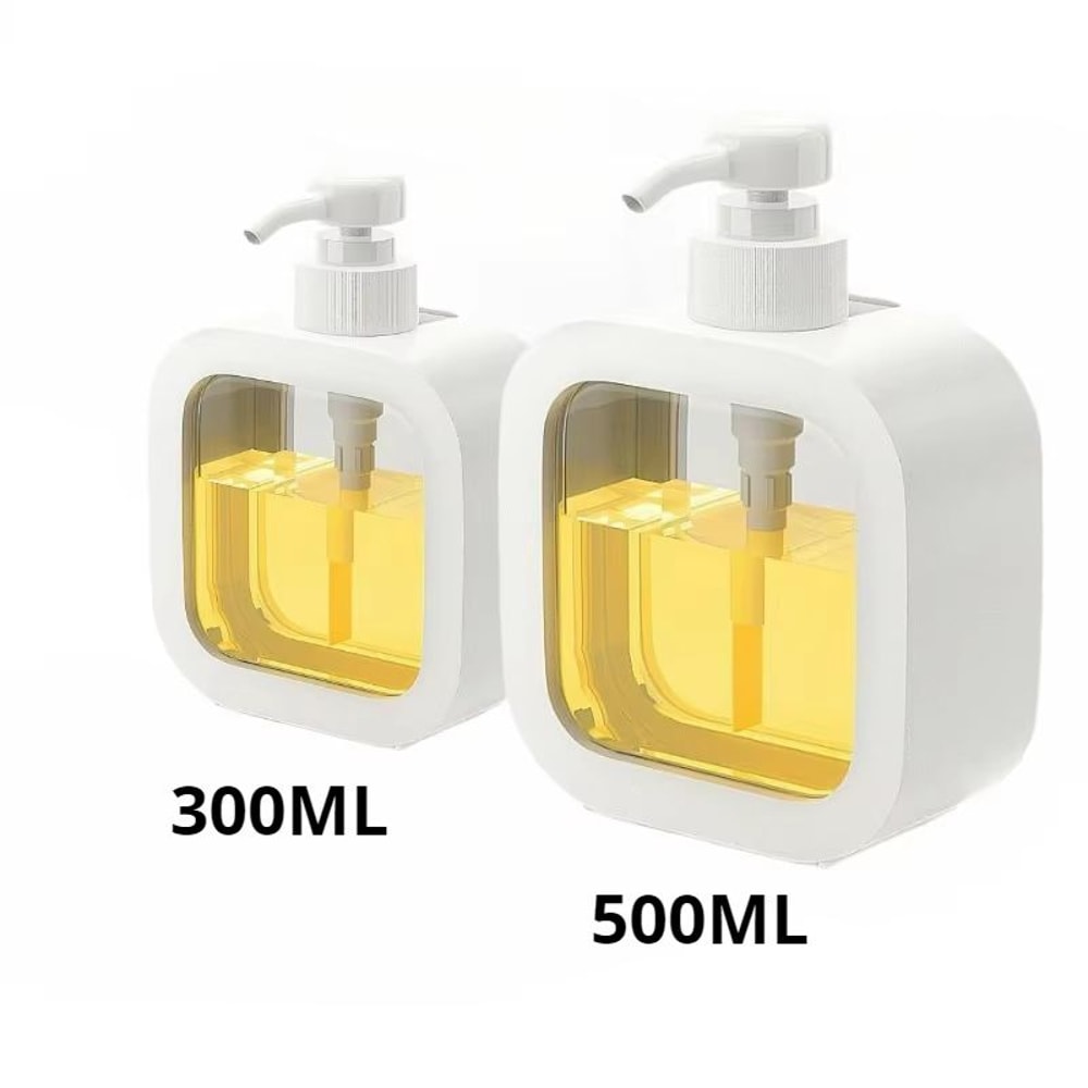 Refillable Bathroom Soap Dispenser Pump Bottle For Lotion Shampoo And Shower Gel Travel Use 12