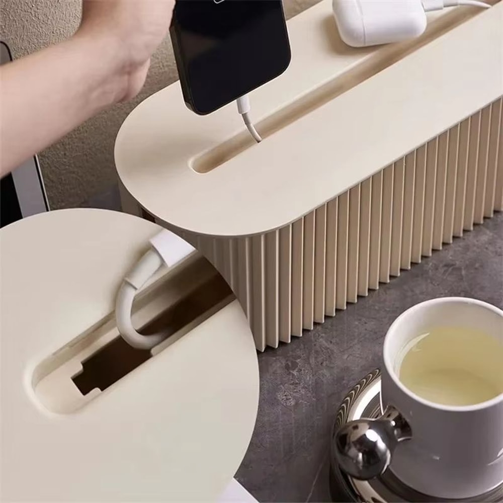 Home Socket Board Organizer Box Cable Management Storage Case For Power Strips And Charging Cables 2