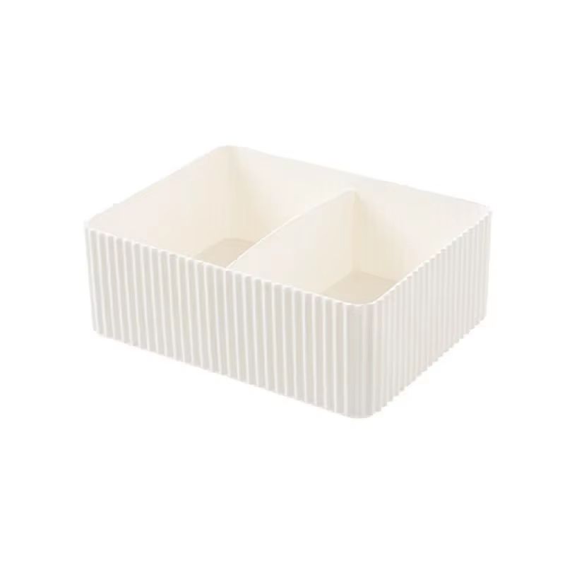 Plastic Grid Desktop Storage Box Organizer For Makeup Office Bathroom And Closet Essentials 7