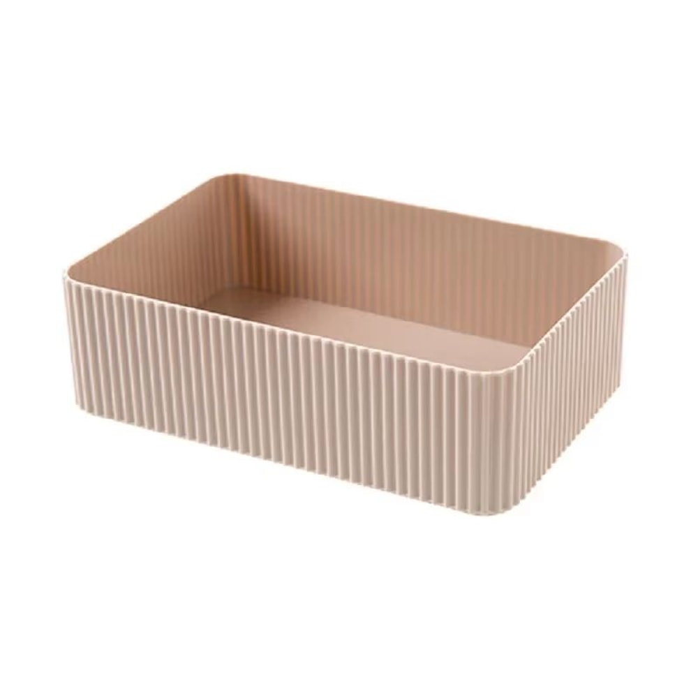 Plastic Grid Desktop Storage Box Organizer For Makeup Office Bathroom And Closet Essentials 9