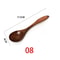 Wooden Spoons For Cooking Coffee Tea Soup And Ice Cream Natural Kitchen Utensils 13