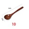 Wooden Spoons For Cooking Coffee Tea Soup And Ice Cream Natural Kitchen Utensils 15