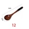 Wooden Spoons For Cooking Coffee Tea Soup And Ice Cream Natural Kitchen Utensils 17