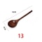 Wooden Spoons For Cooking Coffee Tea Soup And Ice Cream Natural Kitchen Utensils 18