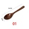 Wooden Spoons For Cooking Coffee Tea Soup And Ice Cream Natural Kitchen Utensils 6