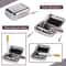 Portable Mini Metal Ashtray With Lockable Lid Pocket Size Outdoor And Desktop Ashtray 2