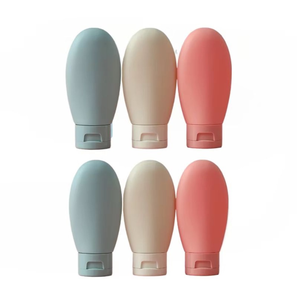 Refillable Soft Silicone Travel Bottles Set 60ML 203 Fl Oz Squeeze Tubes For Toiletries And Cosmeti 9