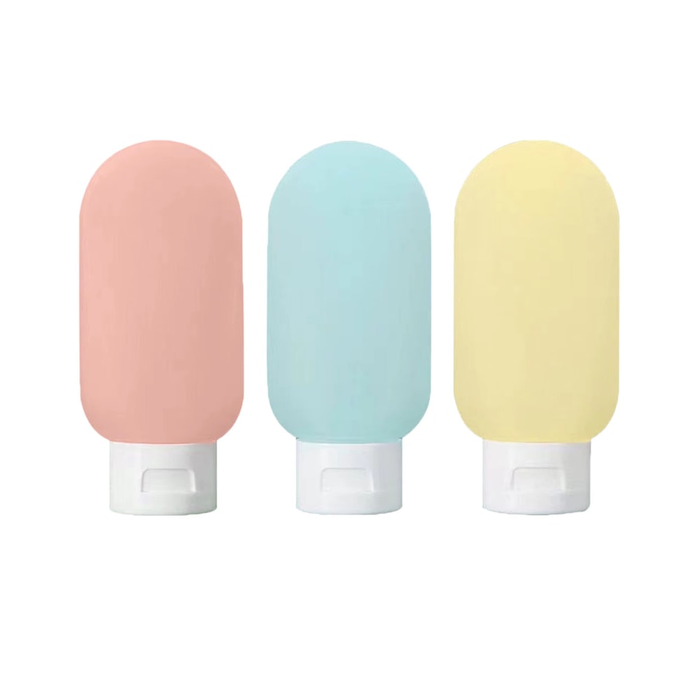 Refillable Soft Silicone Travel Bottles Set 60ML 203 Fl Oz Squeeze Tubes For Toiletries And Cosmeti 6
