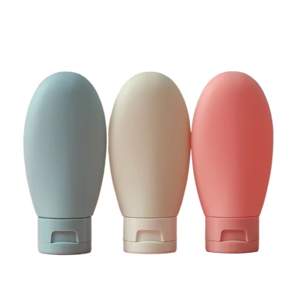 Refillable Soft Silicone Travel Bottles Set 60ML 203 Fl Oz Squeeze Tubes For Toiletries And Cosmeti 7