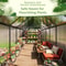 VIWAT Polycarbonate Greenhouse With Aluminum Frame And Vent Roof UV Protected Backyard Garden Struc 2