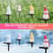 LED Snowman Solar Garden Light Outdoor Ground Stake Christmas Pathway Lawn Decoration 5