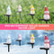 LED Snowman Solar Garden Light Outdoor Ground Stake Christmas Pathway Lawn Decoration 5