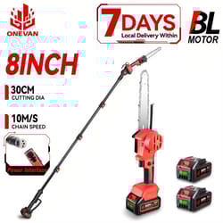 onevan cordless telescoping pole saw 4500w brushless high branch pruning tool for 18v battery