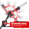ONEVAN Cordless Telescoping Pole Saw 4500W Brushless High Branch Pruning Tool For 18V Battery 3