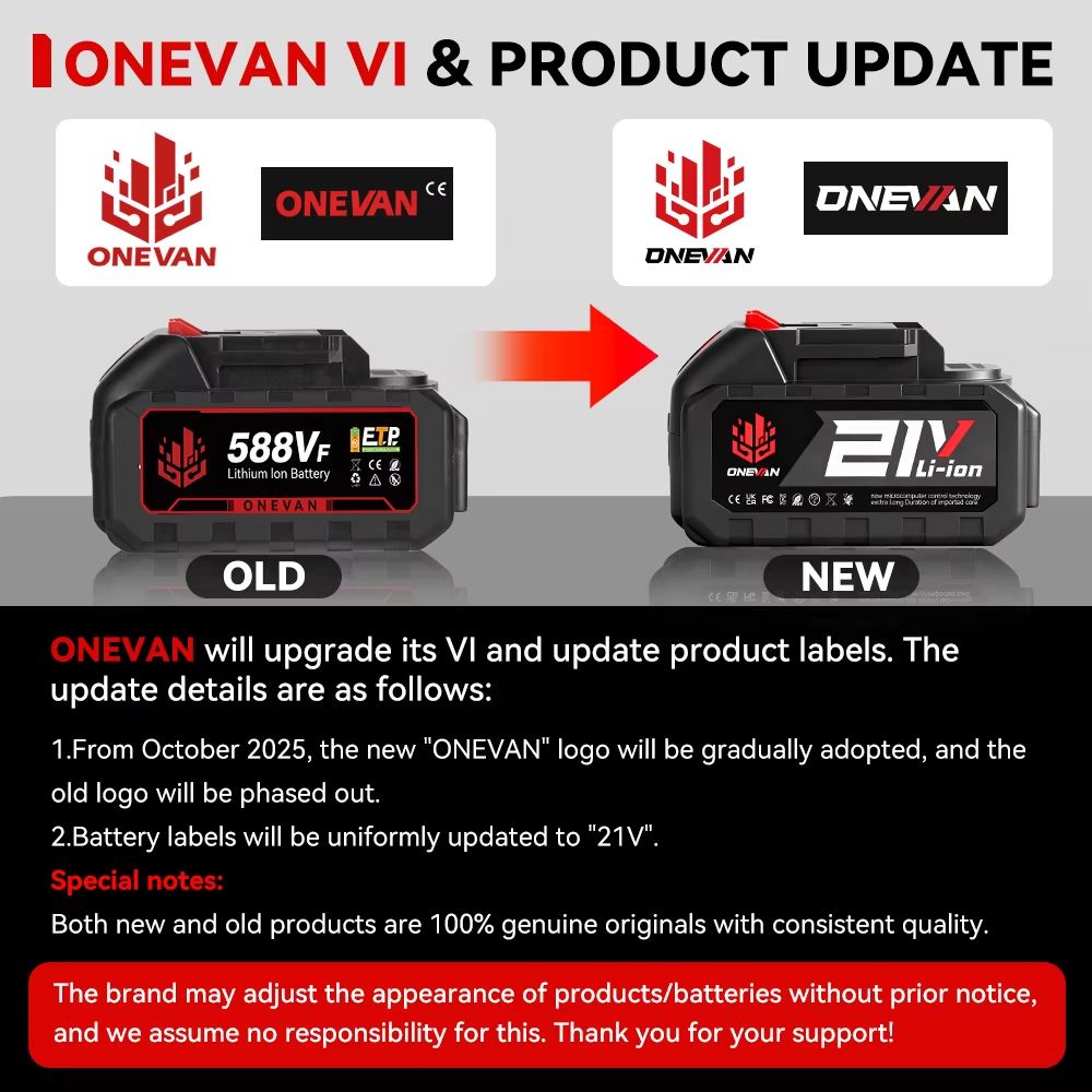 ONEVAN Cordless Telescoping Pole Saw 4500W Brushless High Branch Pruning Tool For 18V Battery 5